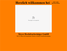 Tablet Screenshot of meyer-hochdruckreiniger.de